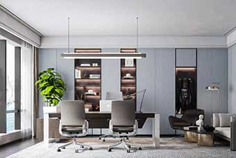 临湘轻奢风格-书房