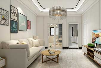 临湘现代风格-客厅