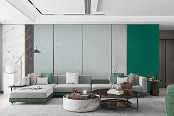 临湘轻奢风格-客厅